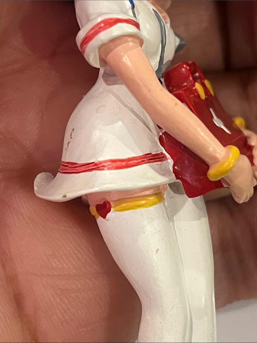 Hand Crafted Betty Boop Sailor Keychain / Bag Charm with Red Purse - Picture 5 of 8